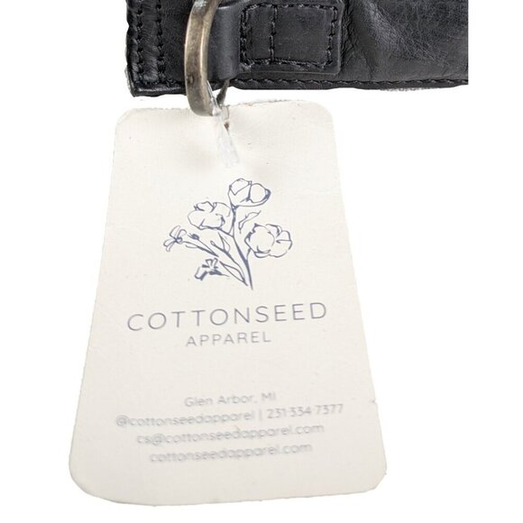 Rock, Paper, Scissors Black Leather Messenger Sling bag Crossbody NWT - Picture 13 of 13